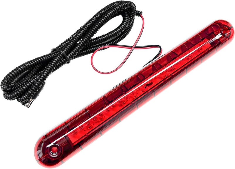 YTFRL Third Brake Light, 24 LED 12V Car High Mount Stop Lights Third Rear Brake Lamp Assembly, Universal Waterproof Tail Lamp High Level Back Braking Light for Cars SUVs Trucks - Image 1